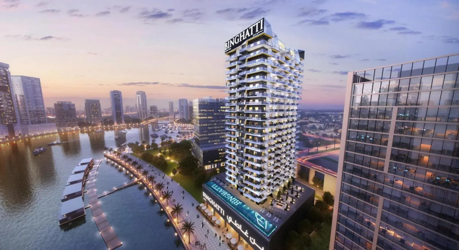Appartement Keyrock Living - Luxury Furnished 2 Bedroom In Business Bay With Jacuzzi - Binghatti Canal Dubai